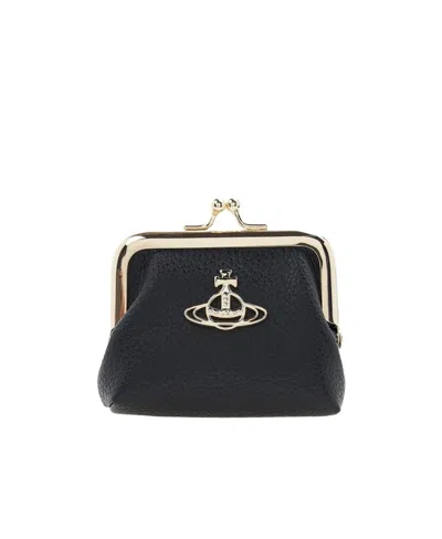 Vivienne Westwood Logo Wallet In Black