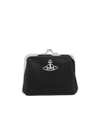 Vivienne Westwood Logo Wallet In Black