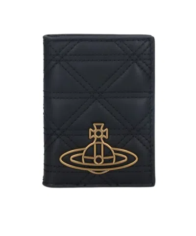 Vivienne Westwood Logo Wallet In Black