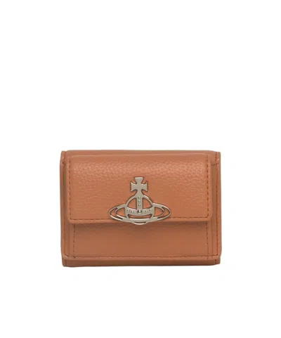 Vivienne Westwood Logo Wallet In Brown