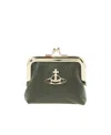 Vivienne Westwood Logo Wallet In Green