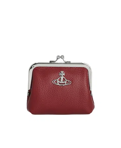 Vivienne Westwood Logo Wallet In Red
