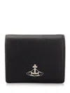 Vivienne Westwood Card Holder Small Leather Goods Black In Black