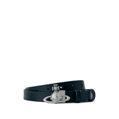 Vivienne Westwood Logo-buckle Leather Belt In Pattern