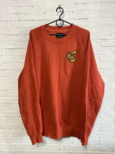 Pre-owned Vivienne Westwood Logomania Sweatshirt “chaos” In Orange