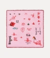 Vivienne Westwood Logos Square Pink Logos Unisex In Pink