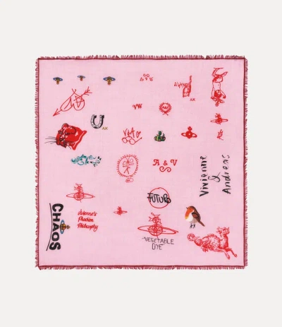 Vivienne Westwood Logos Square Pink Logos Unisex