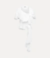 Vivienne Westwood Lola Ruffle Top Organic Cotton White 44 Women