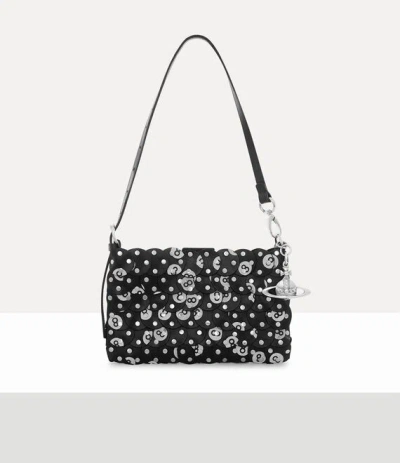 Vivienne Westwood Lola Shoulder Bag 8-ball Leather Black-numbers