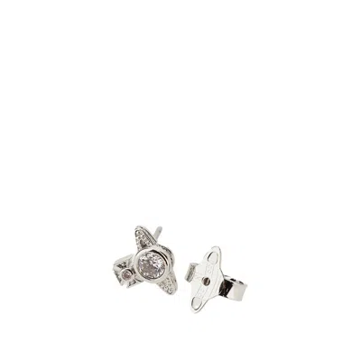 Vivienne Westwood 'london Orb' Earrings In Silver