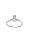 Vivienne Westwood London Orb Logo Ring In White