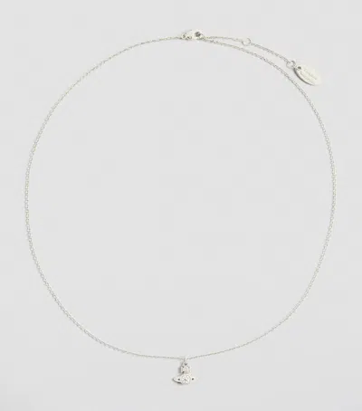 Vivienne Westwood London Orb Necklace In Silver