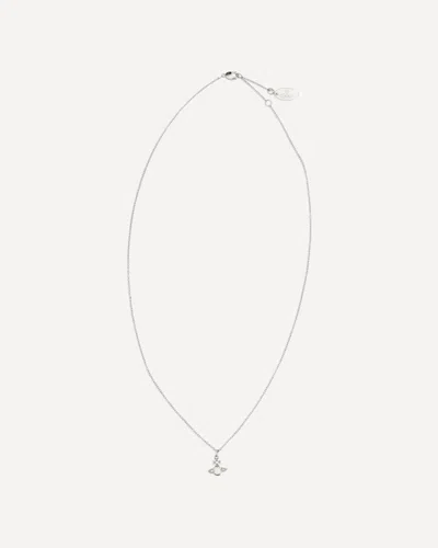 Vivienne Westwood London Orb Pendant Necklace In Gray