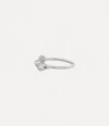Vivienne Westwood London Orb Ring Silver Unisex In Silver
