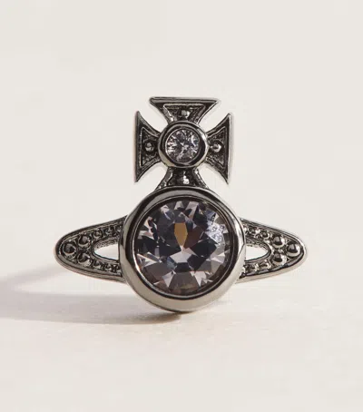 Vivienne Westwood London Orb Single Earring In Silver