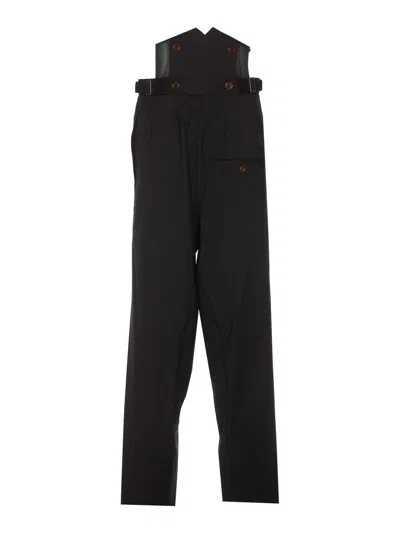 Vivienne Westwood Long Macca Corset Pants In Black