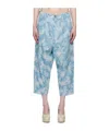 Vivienne Westwood Long Macca Mid-rise Cropped Jeans In Blue