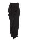 Vivienne Westwood Woman Midi Skirt Brown Size 0 Virgin Wool In Black