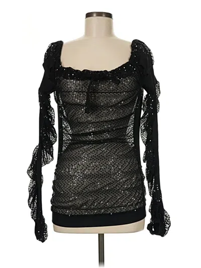 Pre-owned Vivienne Westwood Long Sleeve Blouse In Black