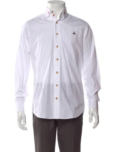 Pre-owned Vivienne Westwood Long Sleeve Dress Shirt In White