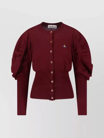 Vivienne Westwood Long Sleeve Knitwear With Puff Design In Multi