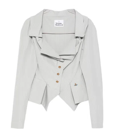 Vivienne Westwood Long Sleeve Shirt In Blue