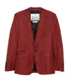 Vivienne Westwood Gingham-check Single-breasted Blazer In Red