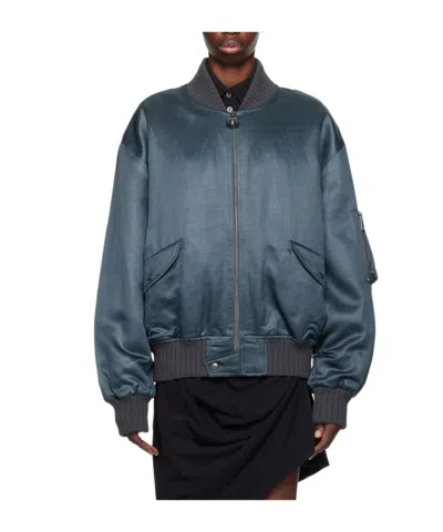 Vivienne Westwood Long-sleeved Casual Jacket In Blue