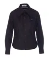 Vivienne Westwood Violin Shirt With Long Sleeves And Pointed Collar In Black