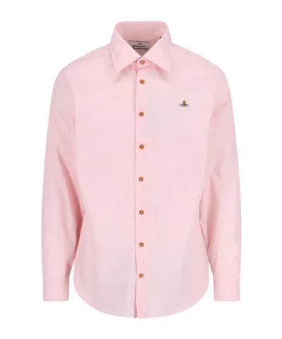Vivienne Westwood Long-sleeved Shirt In Pink