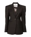 Vivienne Westwood Check Pattern Blazer Peak Lapels In Black