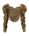 Vivienne Westwood Sunday Leopard-print Corset Top In Multicolor