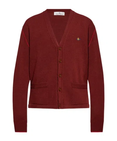 Vivienne Westwood Wool-cashmere Alex Cardigan In Red