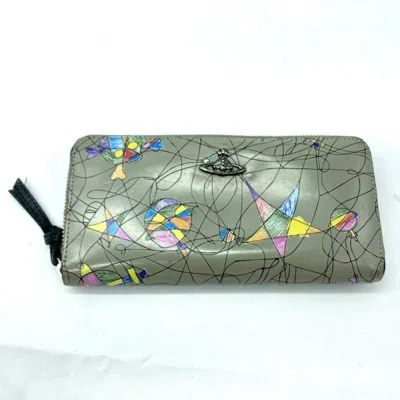 Pre-owned Vivienne Westwood Long Wallet (bi-fold) () In Grey
