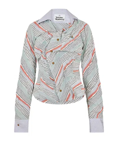 Vivienne Westwood Longsleeve Shirt In Gray
