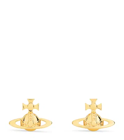 Vivienne Westwood Lorelei Orb Stud Earrings In Gold