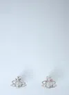Vivienne Westwood Lorelei Stud Earrings In Silver