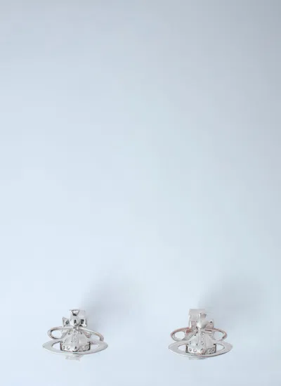 Vivienne Westwood Lorelei Stud Earrings In Silver