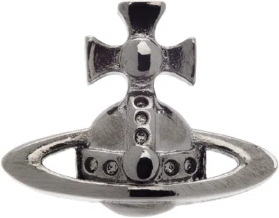 Vivienne Westwood Lorelei Stud Single Earring In Metallic