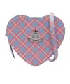 Vivienne Westwood Louise Heart Cross Body Bag In Purple