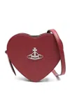 Vivienne Westwood Louise Heart Cross Body Bag In Red