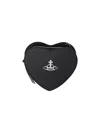 Vivienne Westwood Louise Heart-shaped Crossbody Bag In Black  