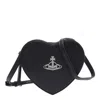 Vivienne Westwood Louise Heart Crossbody Bag In Black