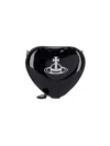 Vivienne Westwood "louise Heart" Mini Bag In Black  
