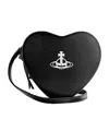 Vivienne Westwood Louise Heart-shaped Crossbody Bag In Black