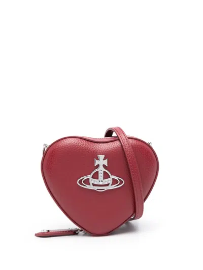 Vivienne Westwood Red Mini Heart Crossbody Bag In H407 Red