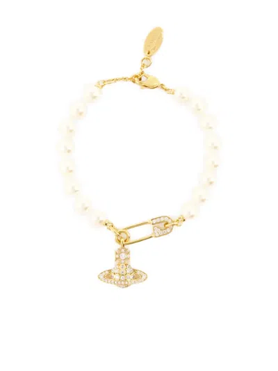 Vivienne Westwood Lucrece Bracelet In Neutral