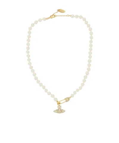 Vivienne Westwood Lucrece Necklace In White