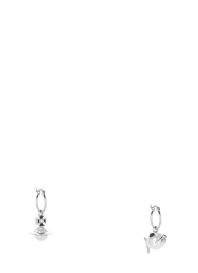 Vivienne Westwood Luzie Earrings In Silver
