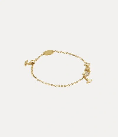 Vivienne Westwood Lyall Bracelet Gold-white-cz- Gold-white-cz- Women